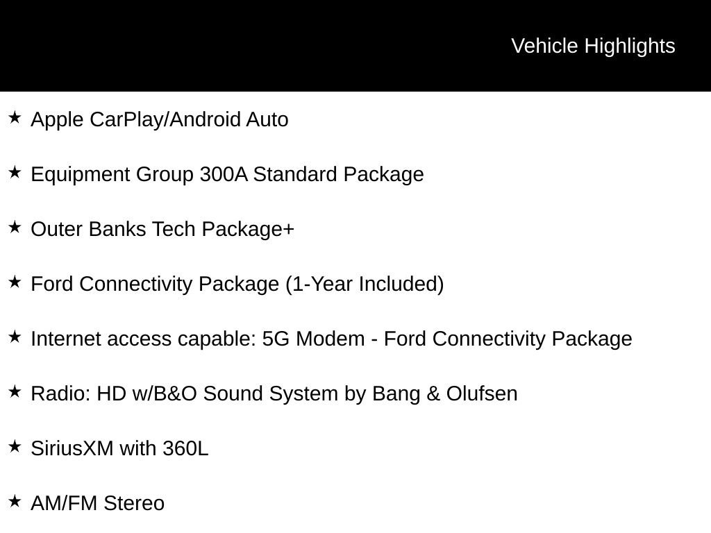 New 2026 Ford Bronco Sport Outer Banks w/ Outer Banks Tech Package+ AWD/4WD image 7