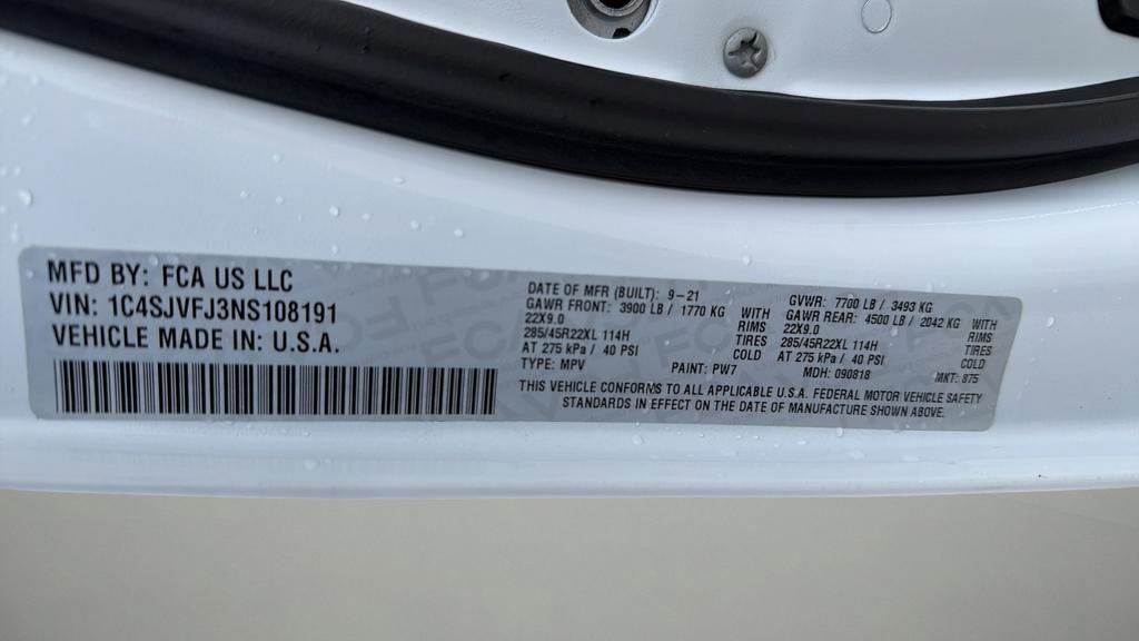 Used 2022 Jeep Grand Wagoneer Series II w/ Convenience Group III image 16