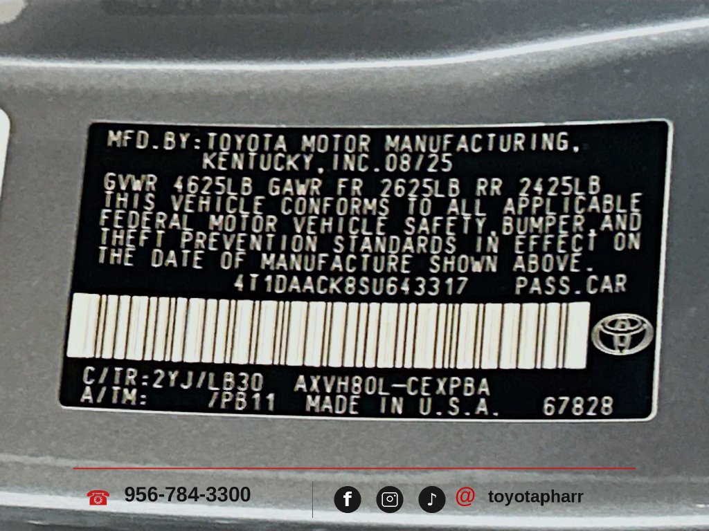 New 2025 Toyota Camry XSE FWD image 31