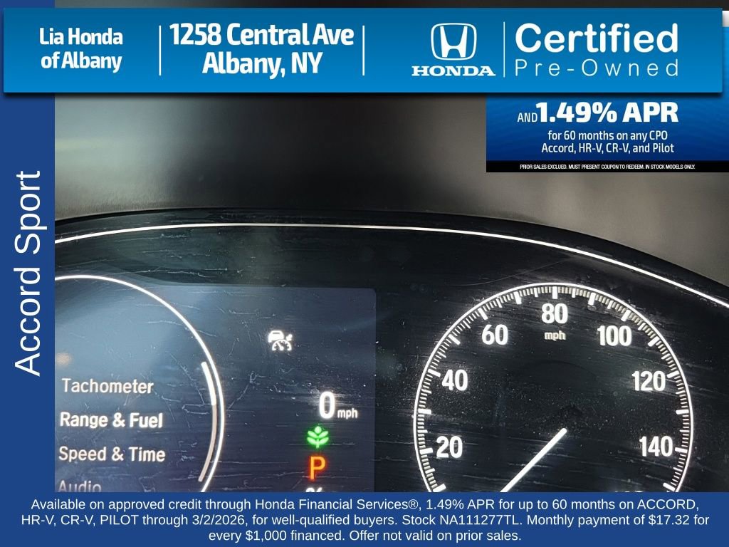 Certified 2022 Honda Accord Sport image 14