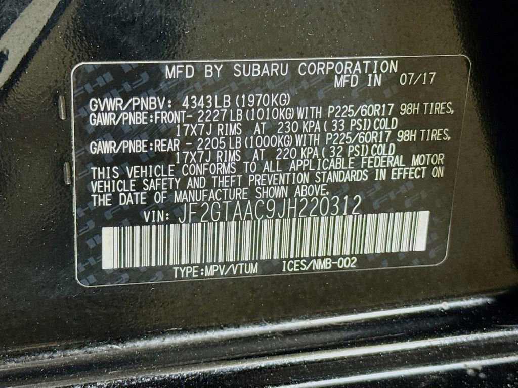 Used 2018 Subaru Crosstrek 2.0i AWD/4WD image 27
