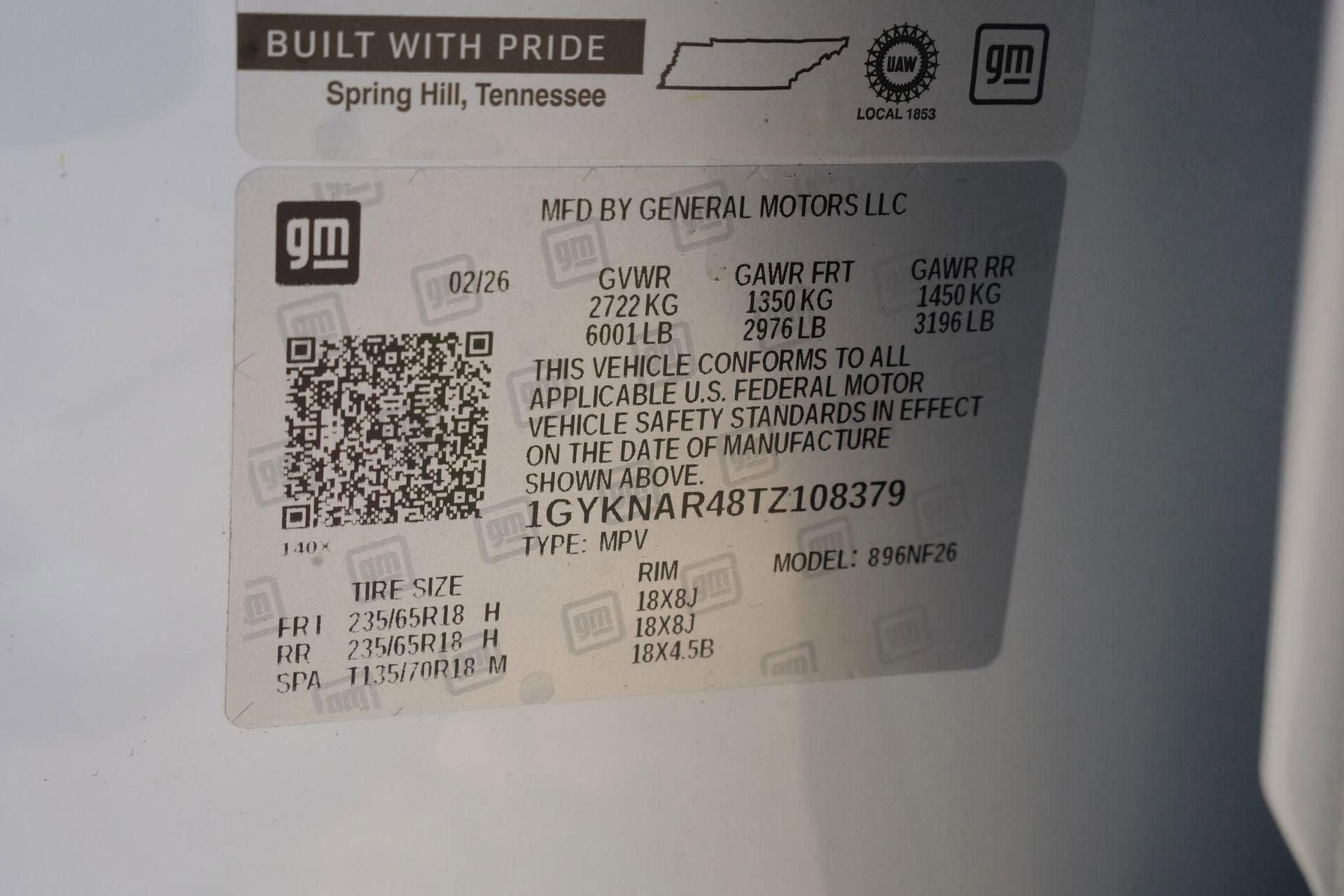 New 2026 Cadillac XT5 Luxury w/ LPO, Floor Liner Package image 30