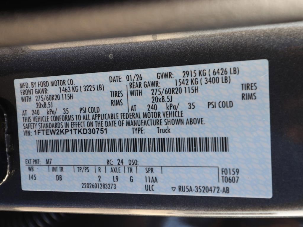 New 2026 Ford F150 STX w/ Equipment Group 200A image 21