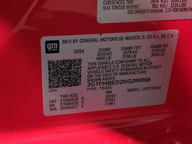 Certified 2024 GMC Sierra 1500 SLE RWD image 34