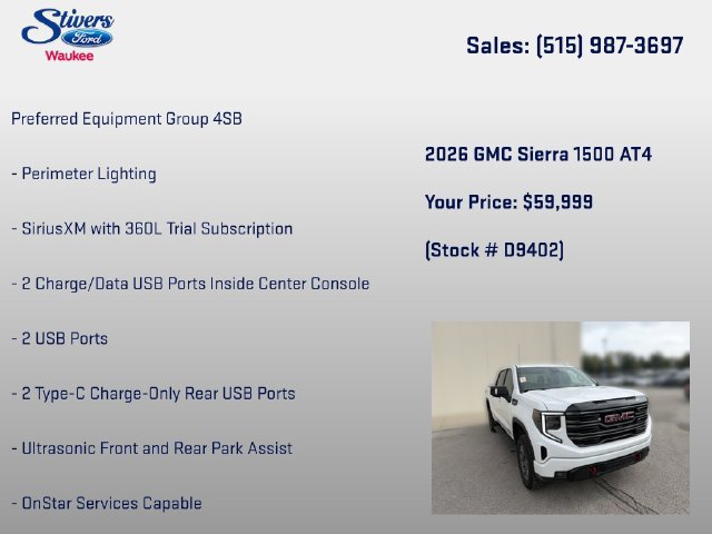 Used 2026 GMC Sierra 1500 AT4 AWD/4WD image 32