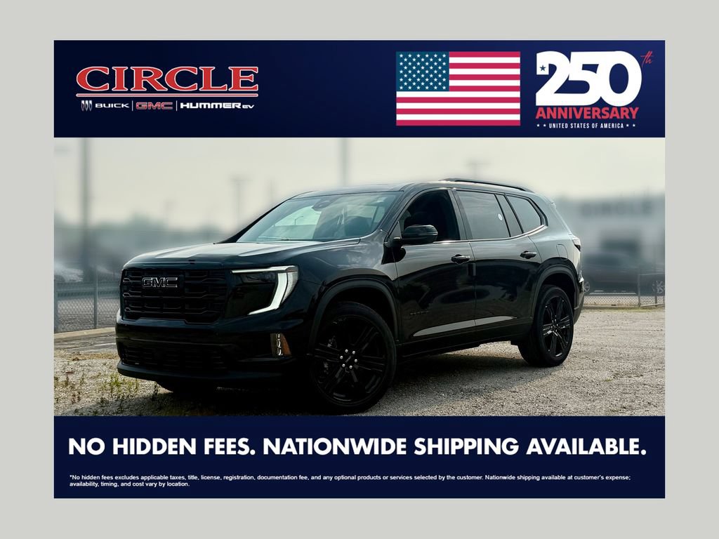New 2026 GMC Acadia Elevation w/ Black Edition