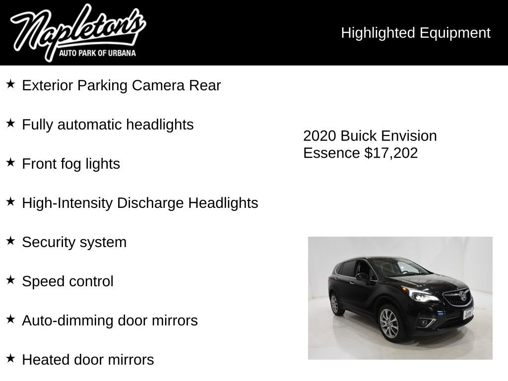 Used 2020 Buick Envision Essence w/ Experience Buick Package AWD/4WD image 16