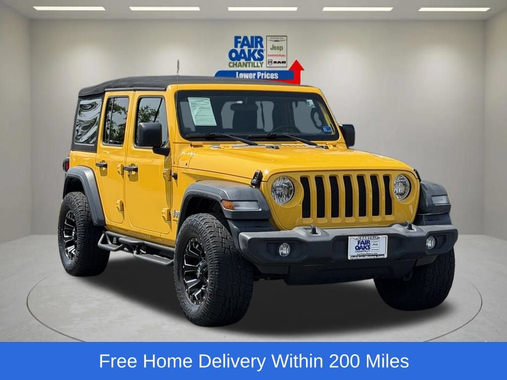 Certified 2018 Jeep Wrangler Unlimited Sport S