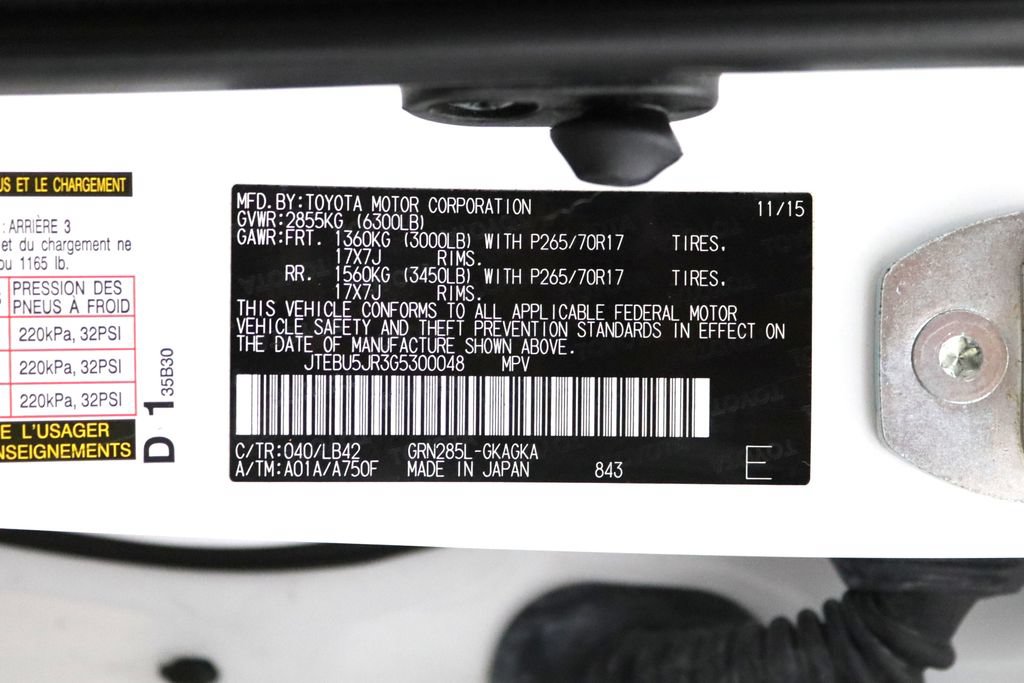 Used 2016 Toyota 4Runner SR5 Premium AWD/4WD image 39