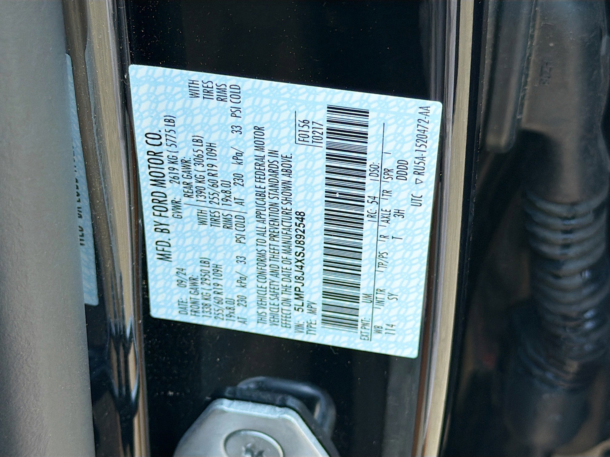 Used 2025 Lincoln Nautilus Premier w/ Equipment Group 102A image 43