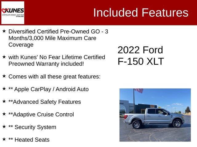 Used 2022 Ford F150 XLT w/ Equipment Group 302A High image 2