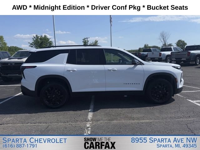 Used 2025 Chevrolet Traverse LT w/ Midnight/Sport Edition AWD/4WD image 2