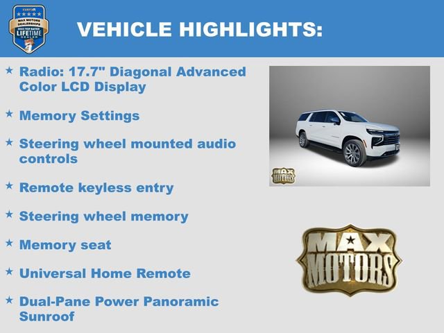 New 2026 Chevrolet Suburban Premier w/ Sun And Tow Package AWD/4WD image 23