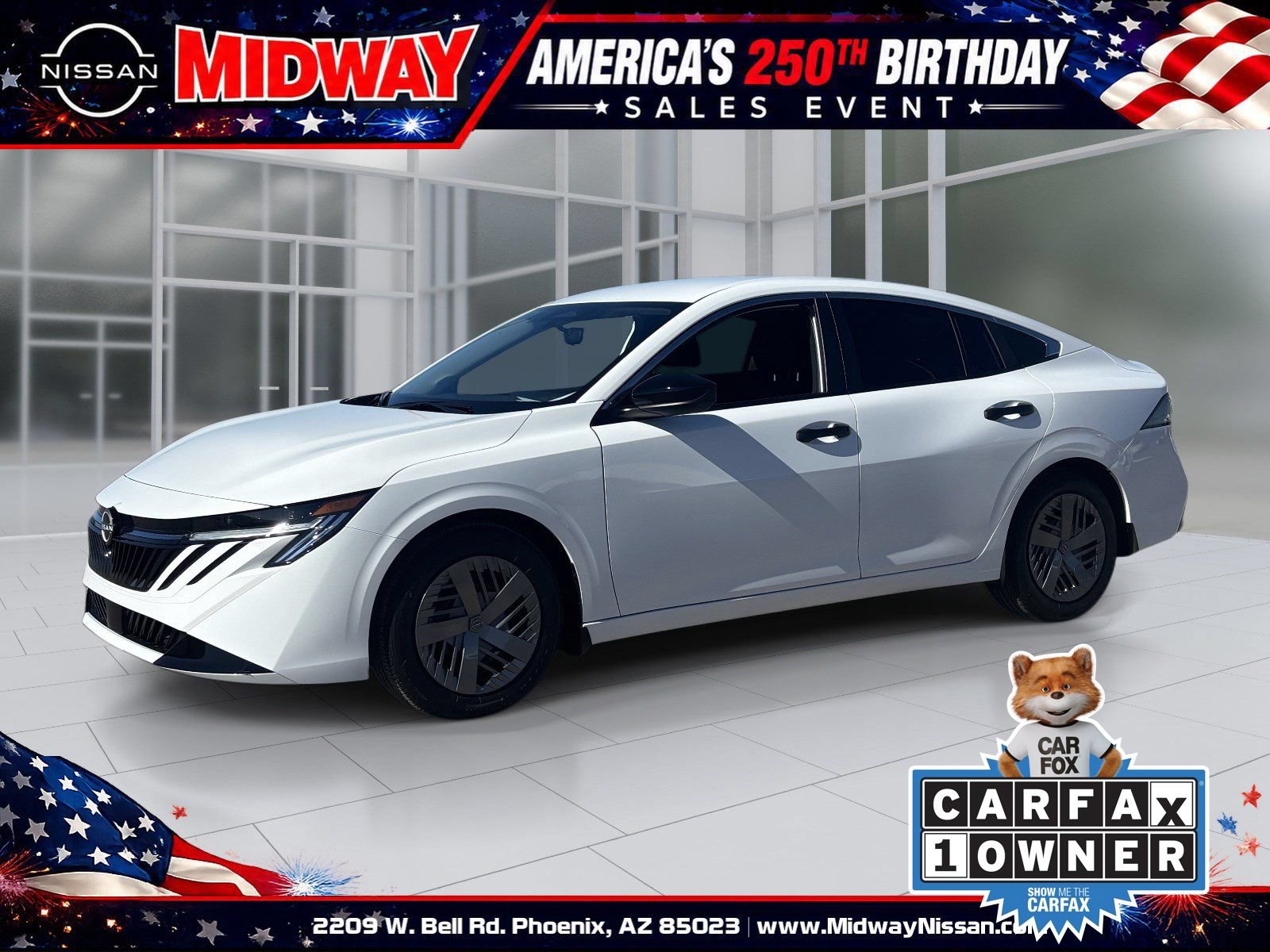 Certified 2026 Nissan Sentra S w/ Floor Mat Package FWD image 1