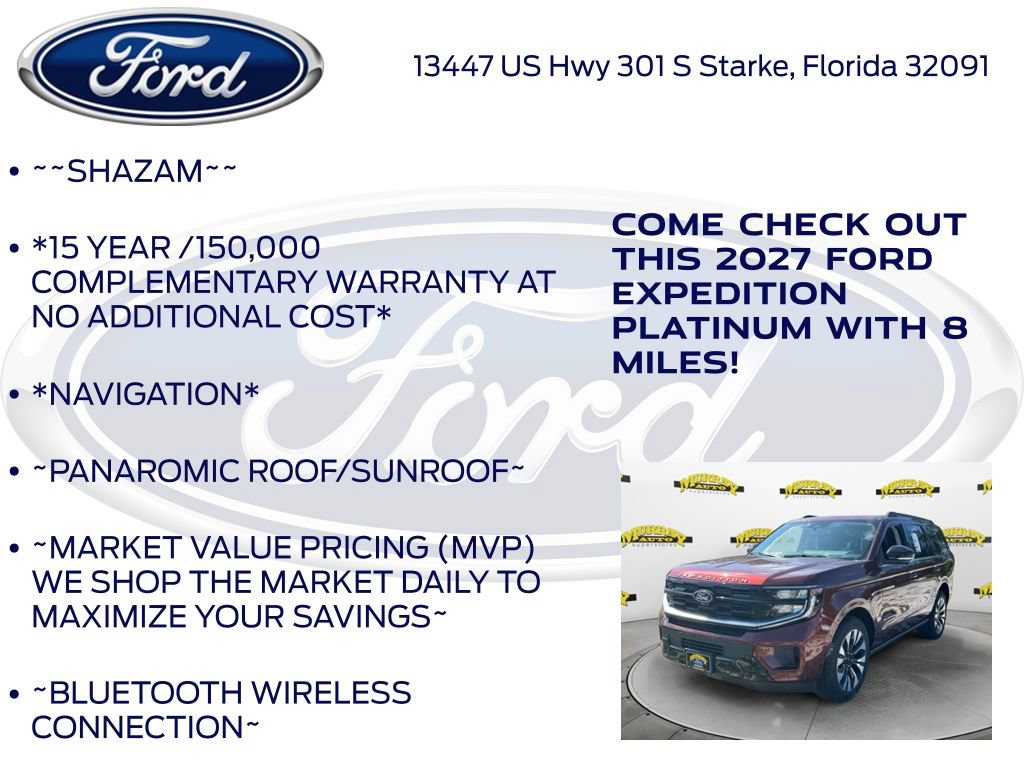 New 2027 Ford Expedition Platinum w/ Driver's Package AWD/4WD image 5