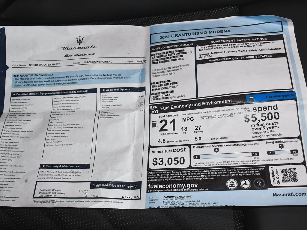 Used 2024 Maserati GranTurismo Modena image 79