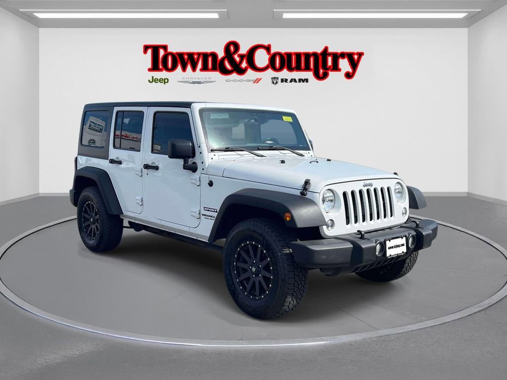 Certified 2017 Jeep Wrangler Unlimited Sport w/ Connectivity Group AWD/4WD video 1