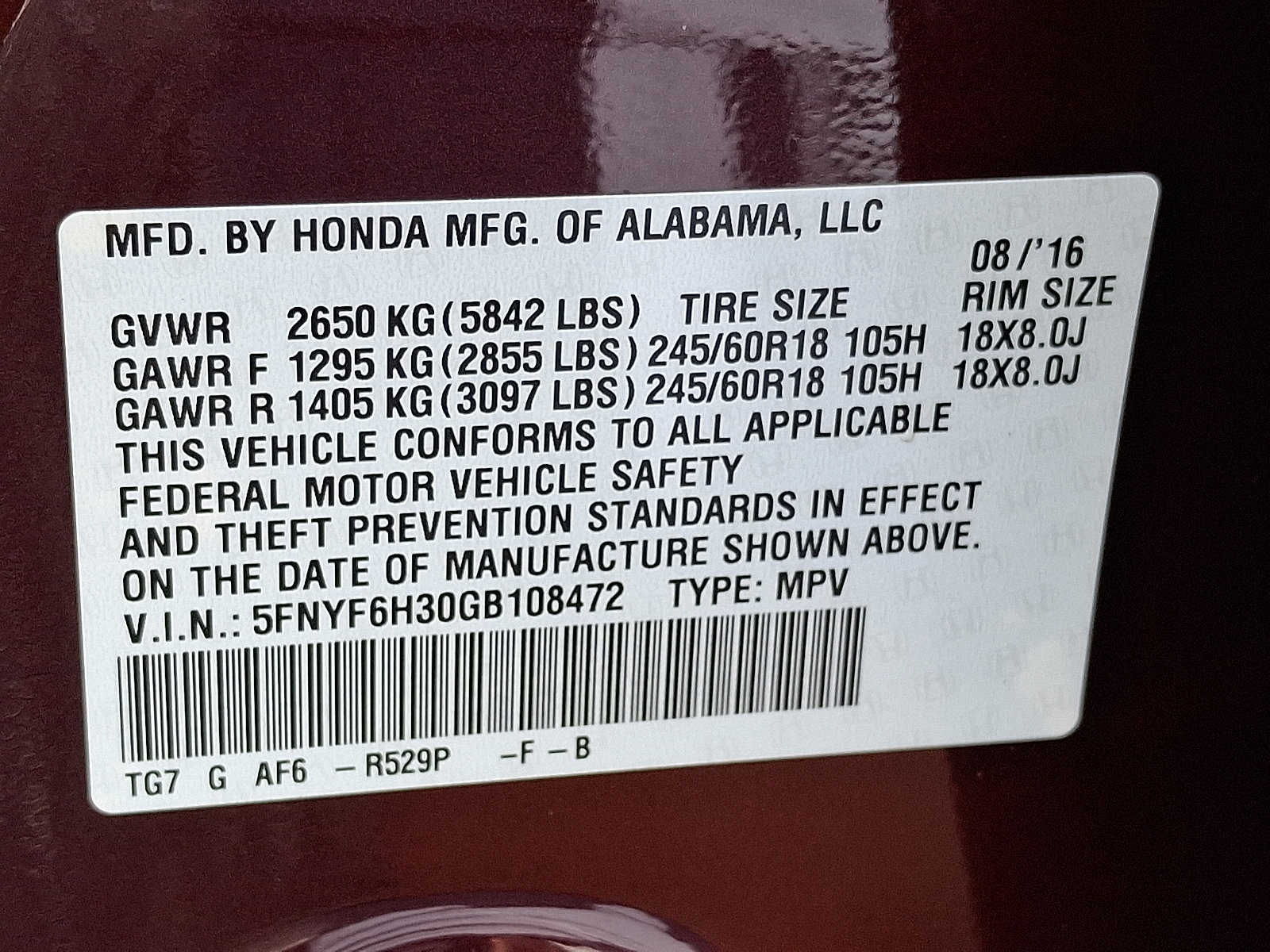 Used 2016 Honda Pilot EX image 27