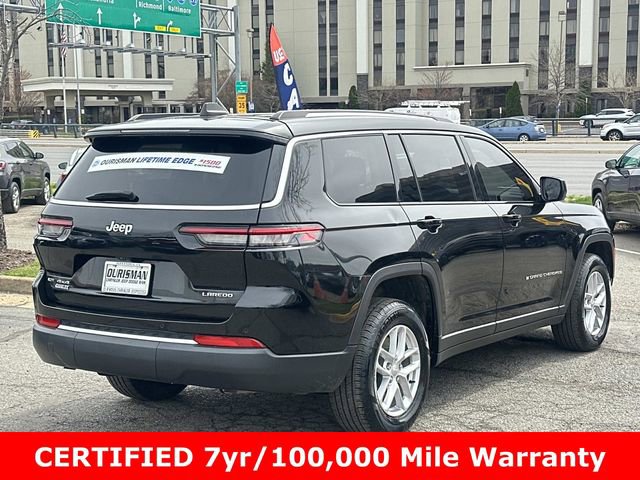 Certified 2022 Jeep Grand Cherokee L Laredo w/ Luxury Tech Group I AWD/4WD image 3