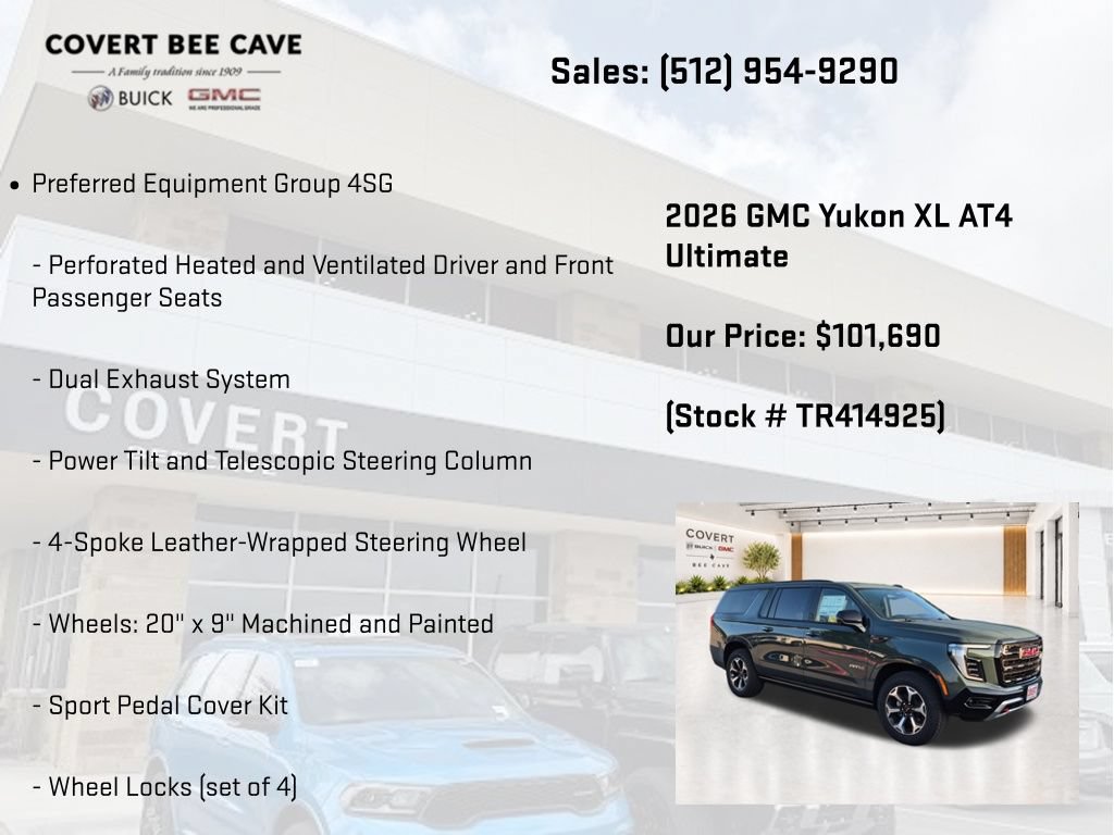 New 2026 GMC Yukon XL AT4 Ultimate AWD/4WD image 19