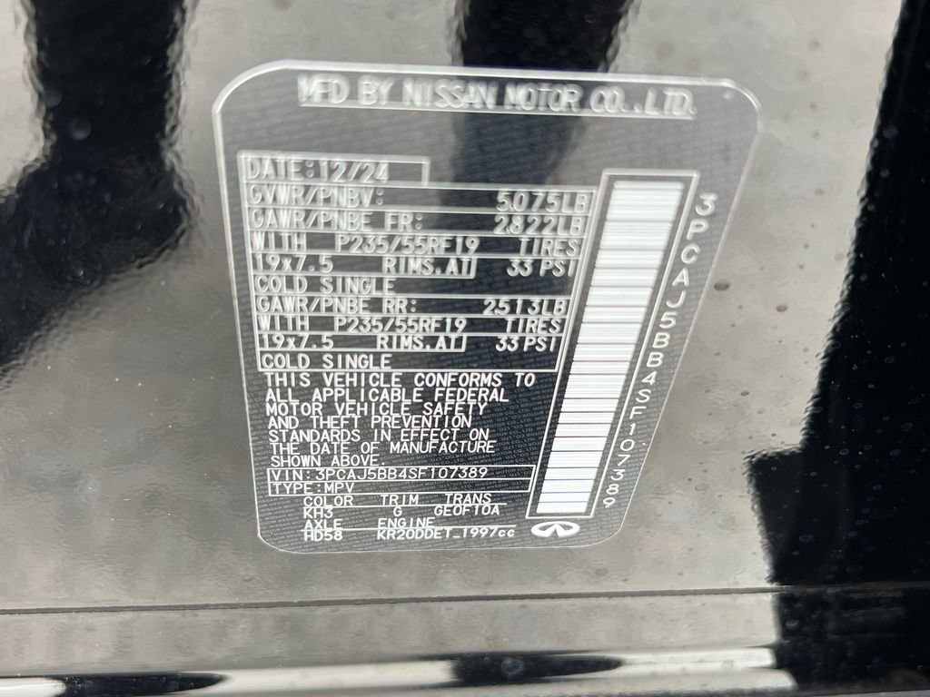 Certified 2025 INFINITI QX50 Luxe image 30