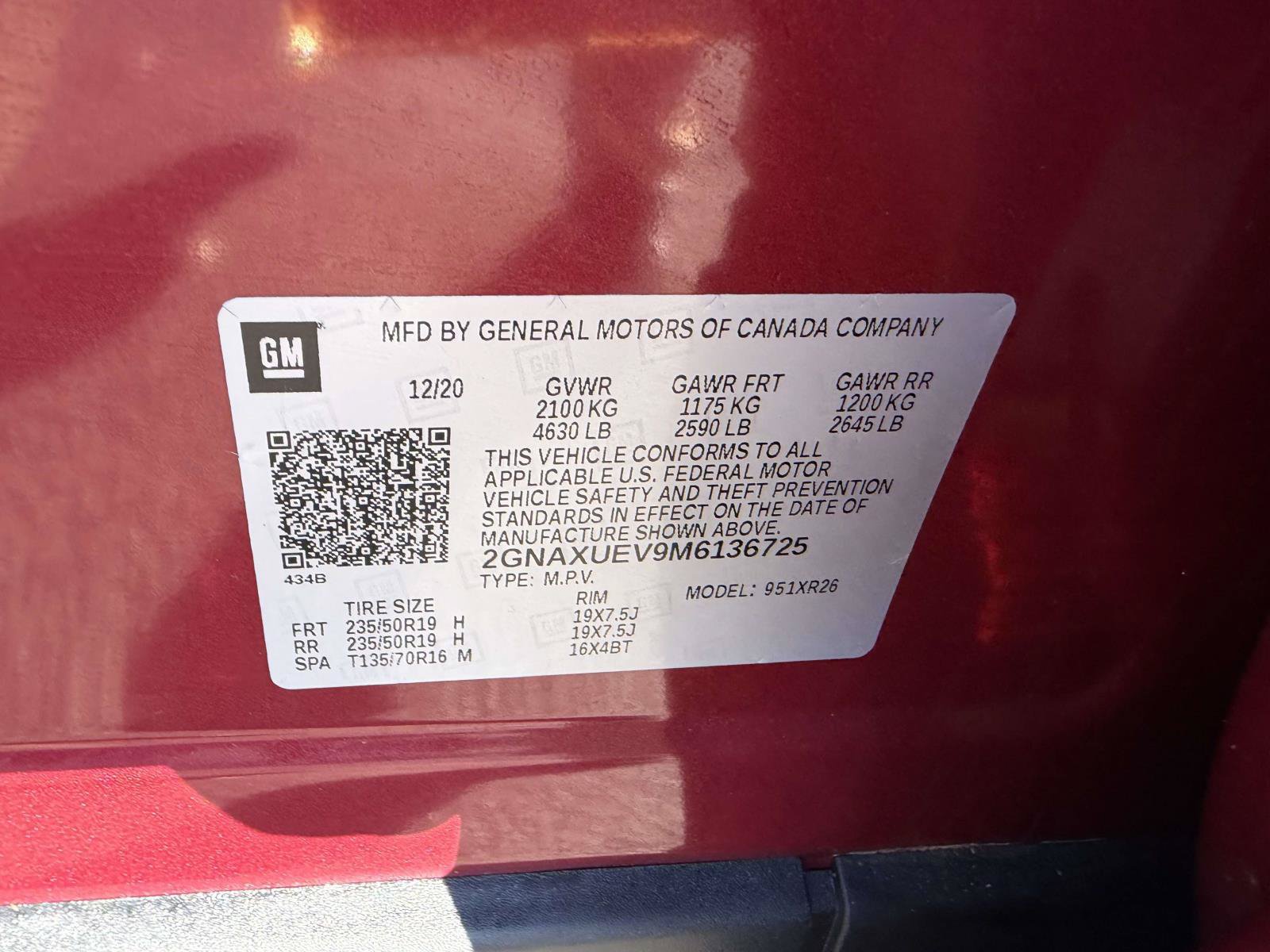 Used 2021 Chevrolet Equinox LT AWD/4WD image 19