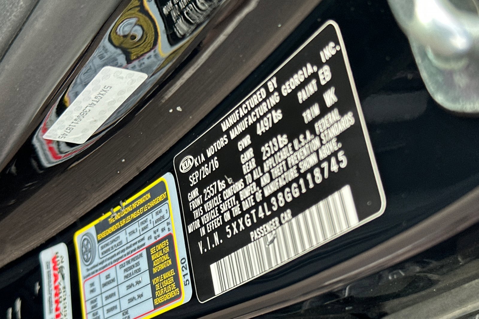 Used 2016 Kia Optima LX w/ Paint Protection Film Package image 26