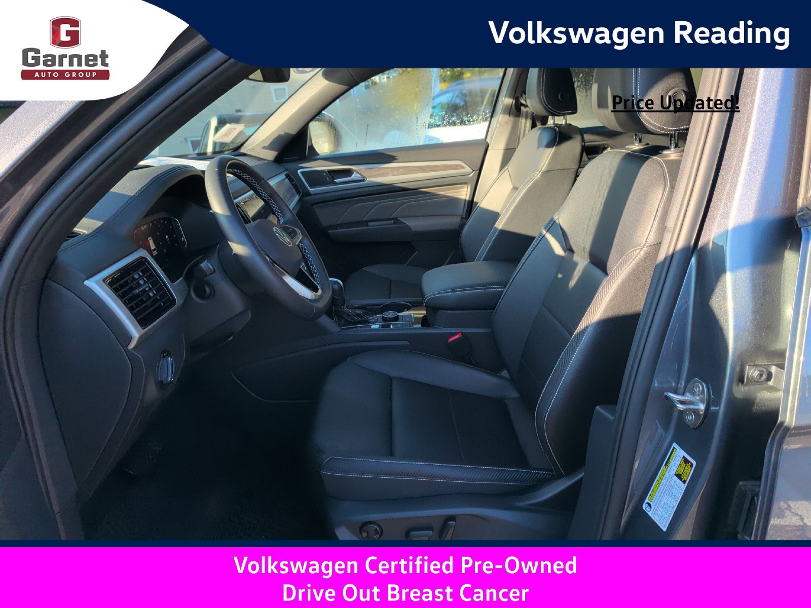 Certified 2023 Volkswagen Atlas Cross Sport SE w/ Panoramic Sunroof Package AWD/4WD image 10