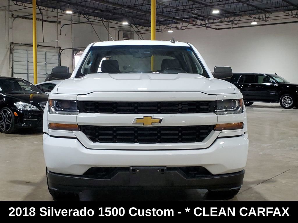 Used 2018 Chevrolet Silverado 1500 Custom w/ Custom Value Package AWD/4WD image 2
