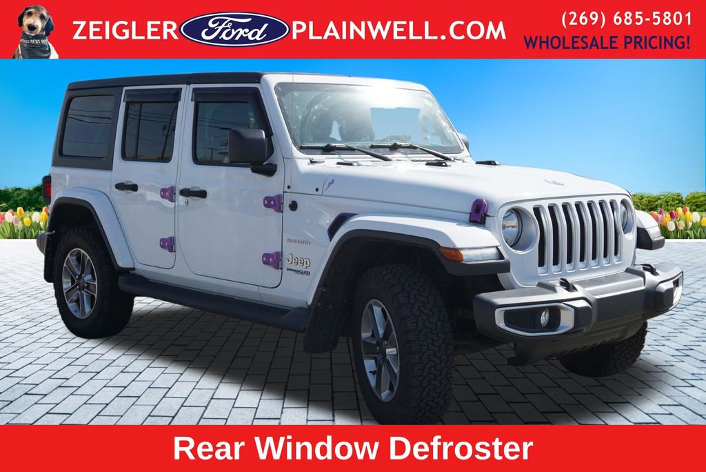 Used 2021 Jeep Wrangler Unlimited Sahara w/ Dual Top Group AWD/4WD image 7