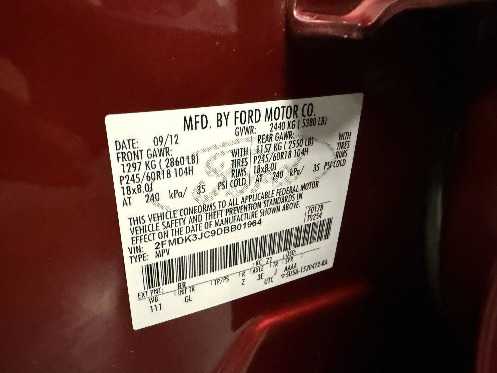 Used 2013 Ford Edge SEL image 27