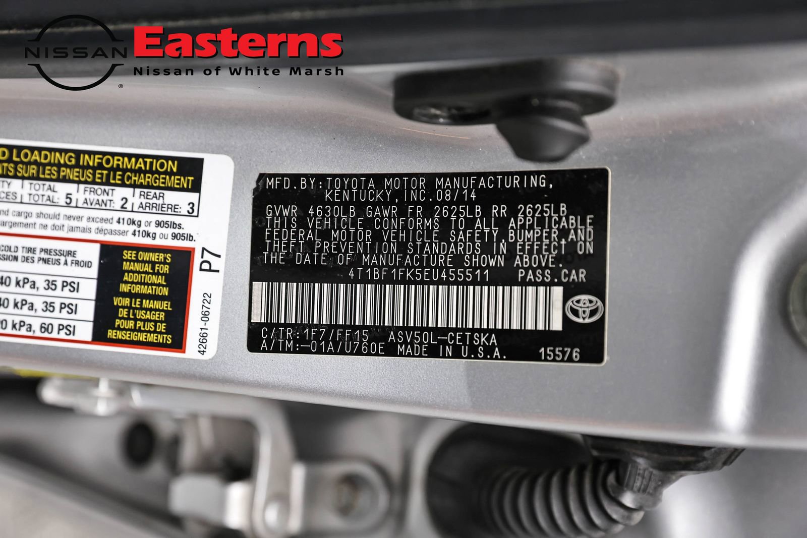 Used 2014 Toyota Camry SE FWD image 33