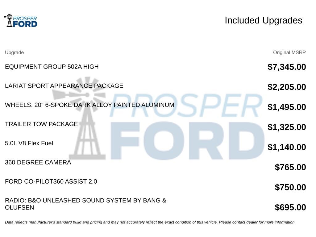 Used 2022 Ford F150 Lariat w/ Equipment Group 502A High image 3