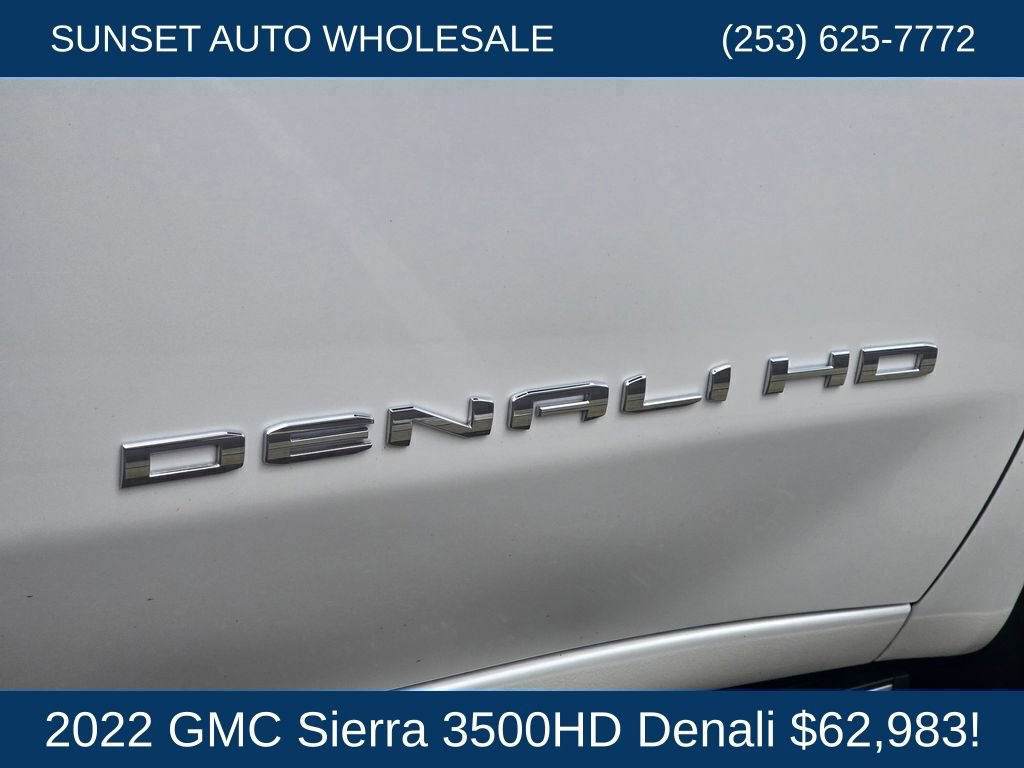 Used 2022 GMC Sierra 3500 Denali w/ Denali Ultimate Package AWD/4WD image 22