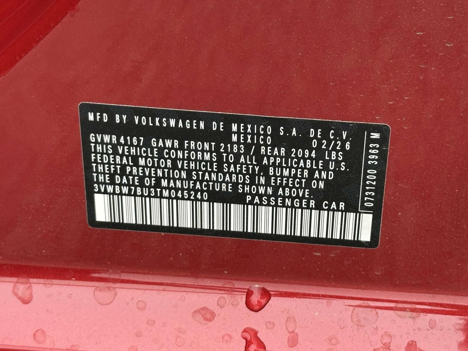 New 2026 Volkswagen Jetta Sport image 16