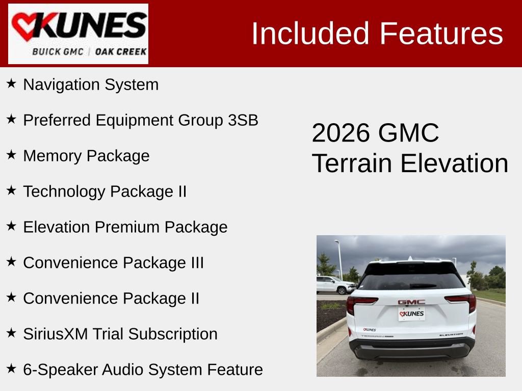 New 2026 GMC Terrain Elevation w/ Elevation Premium Package image 2