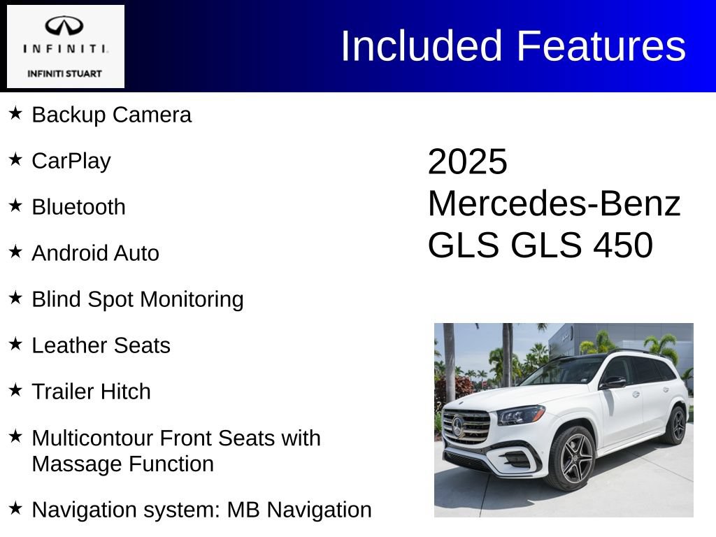 Used 2025 Mercedes-Benz GLS 450 4MATIC image 2
