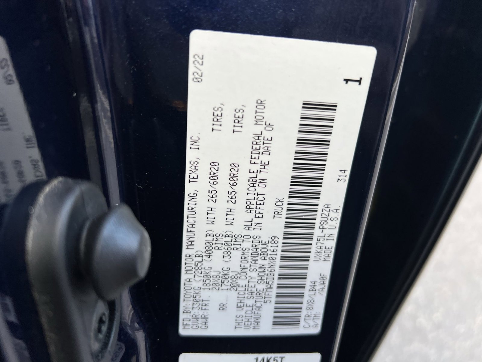 Used 2022 Toyota Tundra 1794 Edition w/ Advanced Package image 28