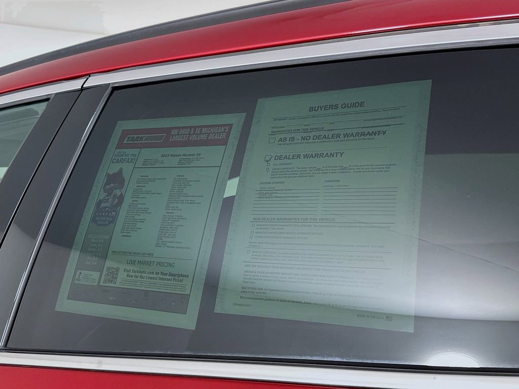 Used 2022 Nissan Murano SV image 14