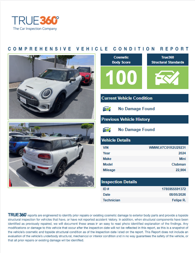 Used 2024 MINI Cooper Clubman S w/ Signature Upholstery Package FWD image 2
