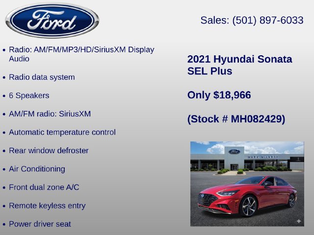 Used 2021 Hyundai Sonata SEL Plus w/ Cargo Package FWD image 12