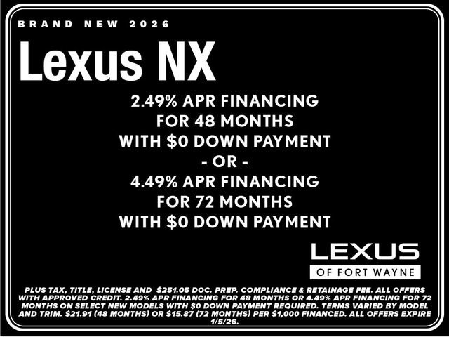 New 2026 Lexus NX 350 F Sport image 6