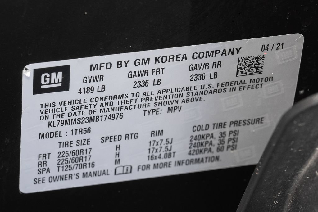 Used 2021 Chevrolet TrailBlazer LS FWD image 16