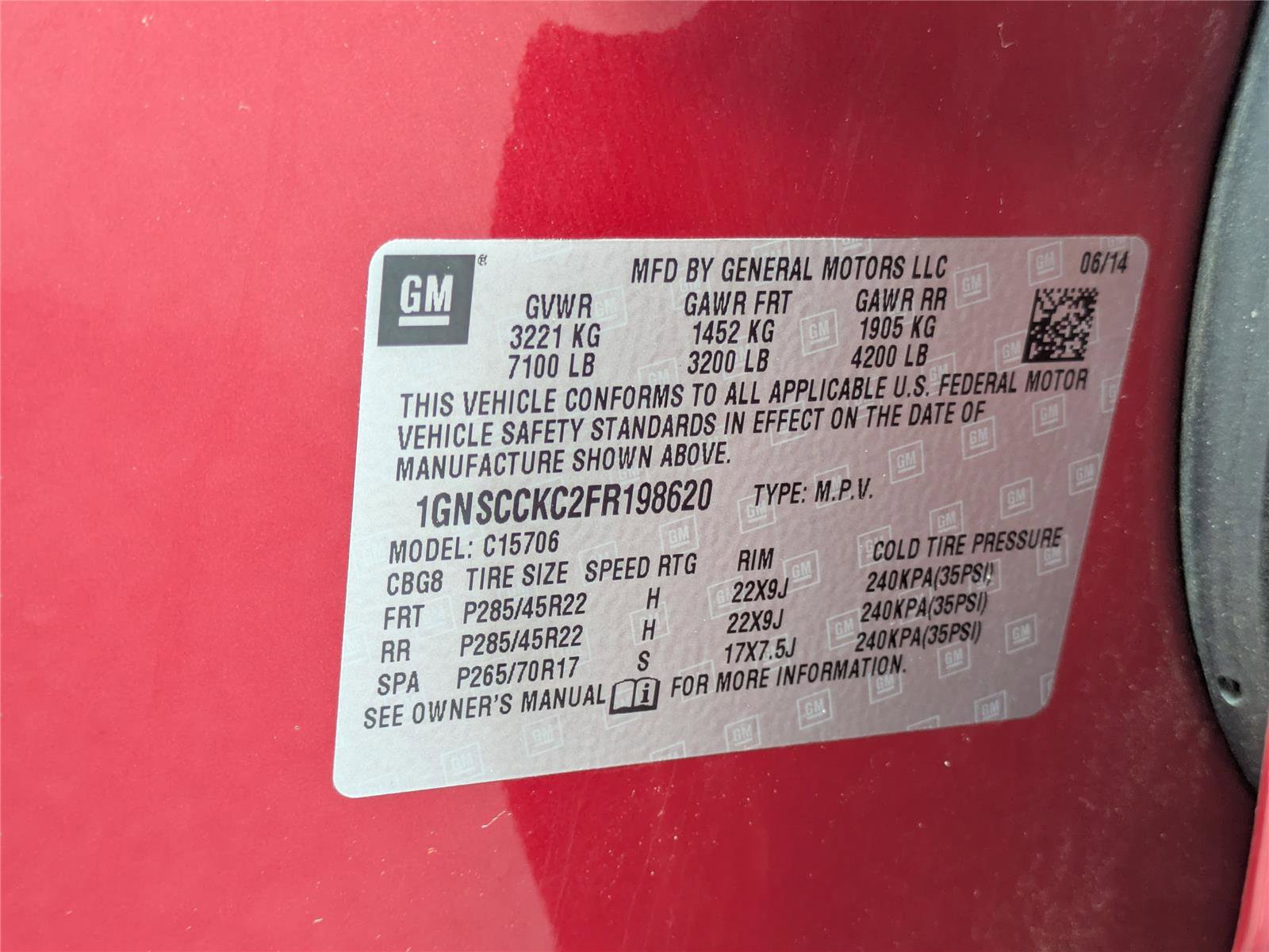 Used 2015 Chevrolet Tahoe LTZ RWD image 9