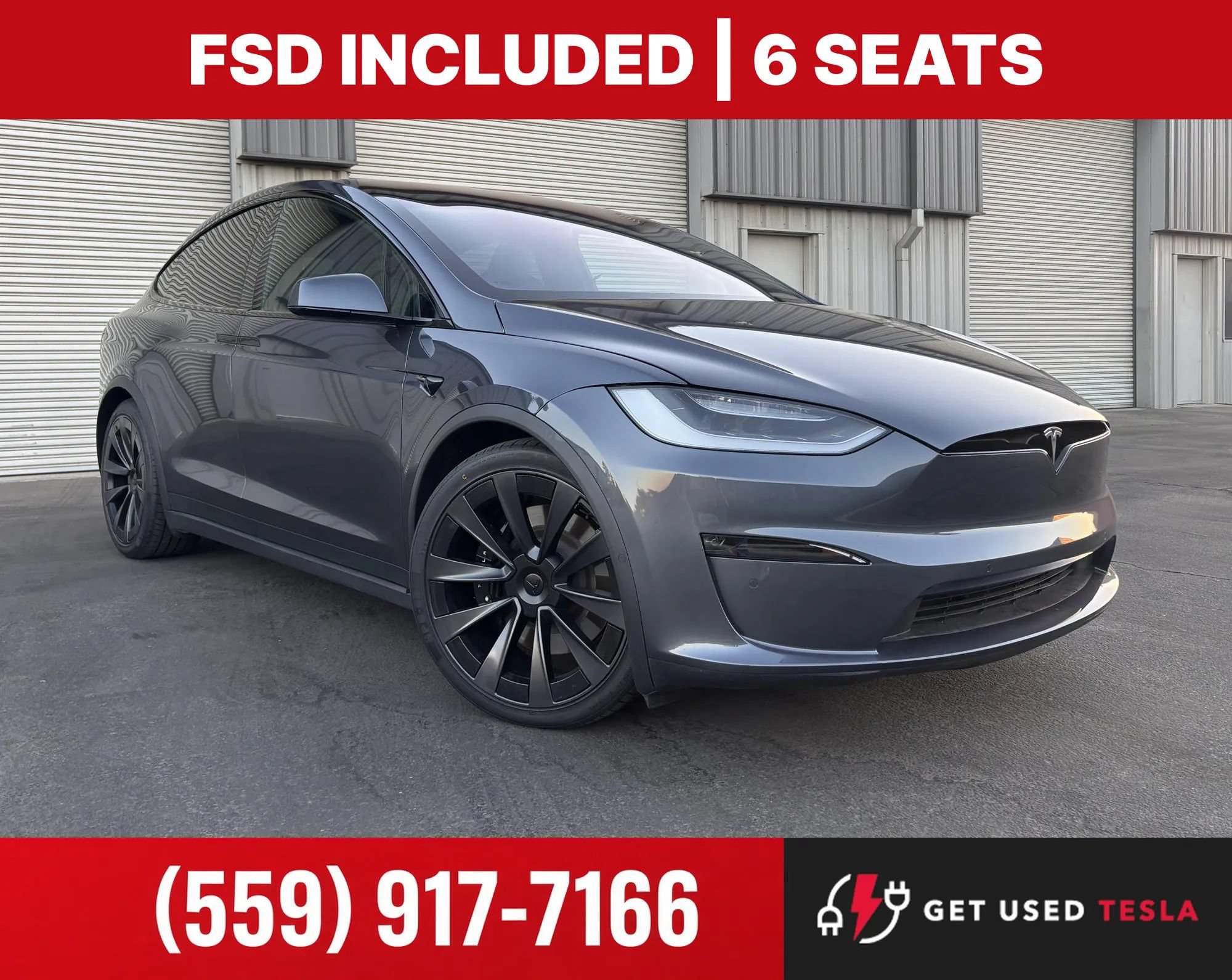Used 2022 Tesla Model X AWD/4WD image 1