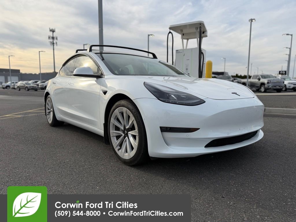 Used 2021 Tesla Model 3 Long Range AWD/4WD image 1