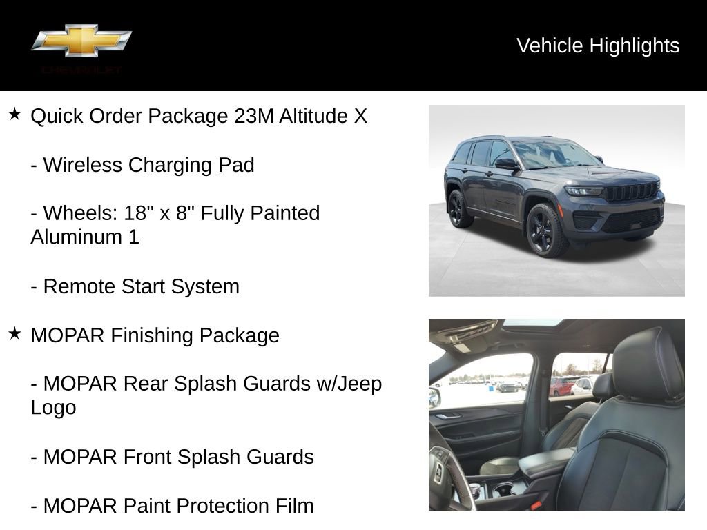 Used 2023 Jeep Grand Cherokee Altitude AWD/4WD image 20