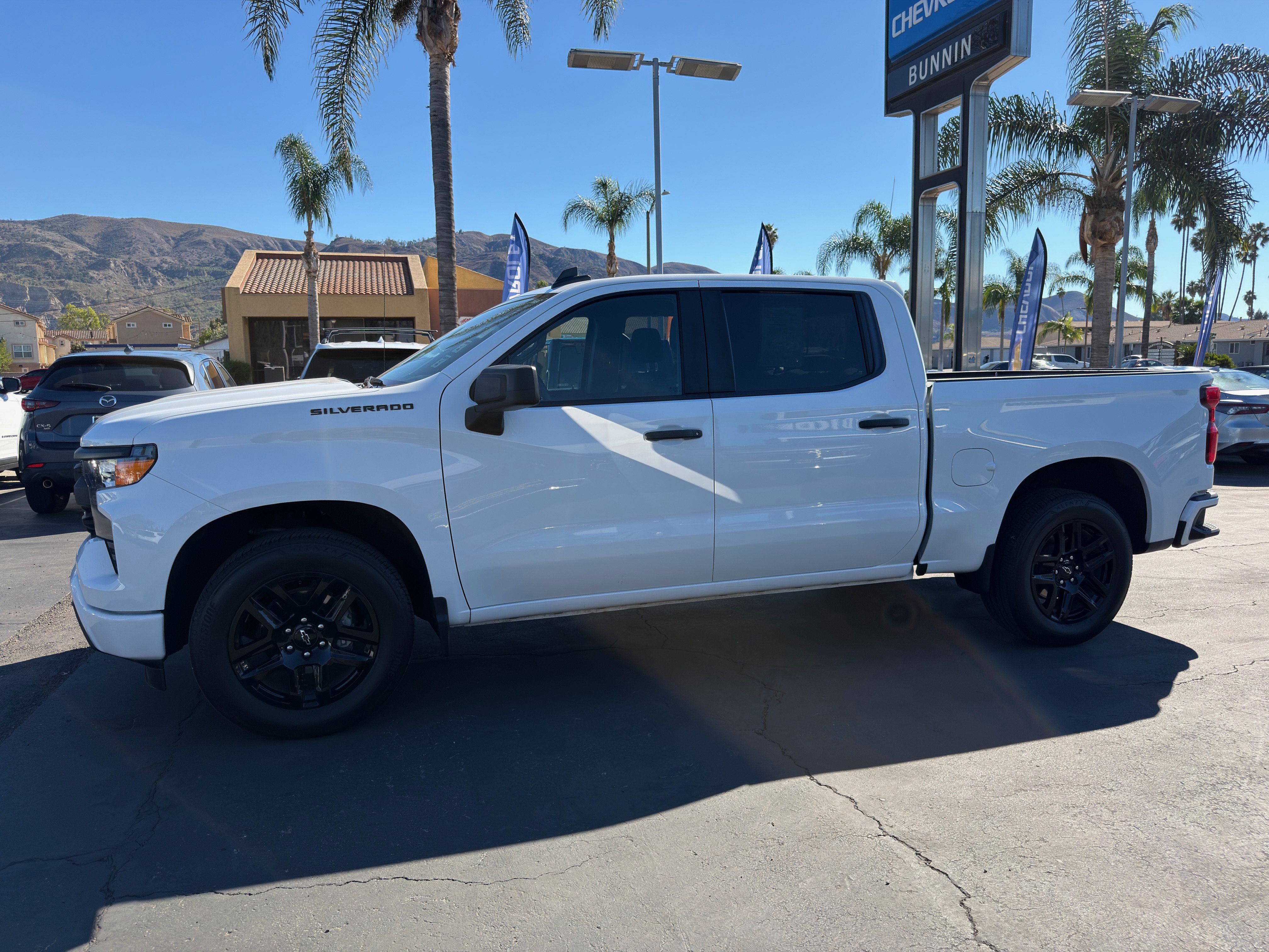 Used 2024 Chevrolet Silverado 1500 Custom w/ LPO, Dark Essentials Package RWD image 5