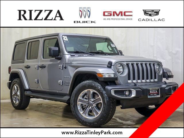 Used 2021 Jeep Wrangler Unlimited Sahara w/ Dual Top Group image 1