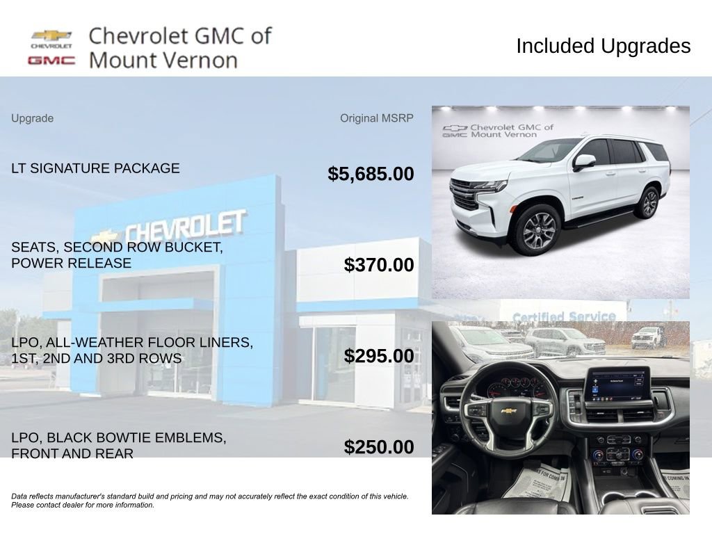 Used 2021 Chevrolet Tahoe LT w/ LT Signature Package image 6